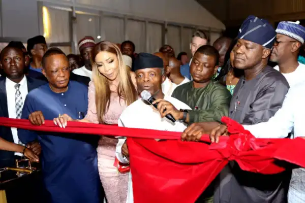 VP, Dogara, Mercy Johnson & Hubby, Davido Storm Wells Carlton Hotel & Apartment (Photos)